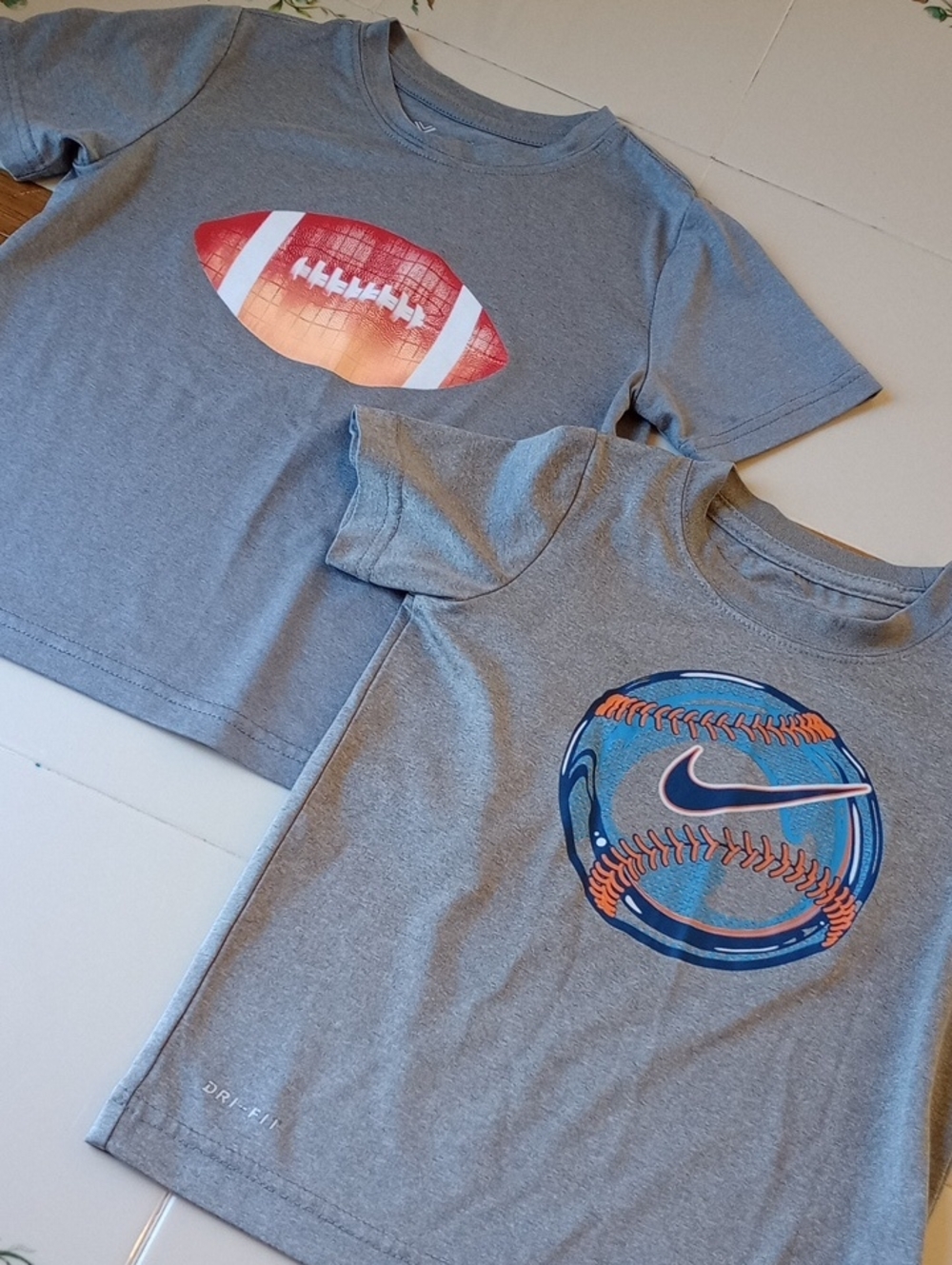 Boys Sporty 🏈⚾ Tees - Lot of 2